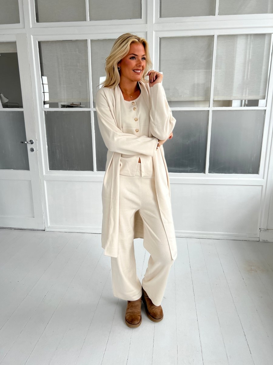 Flam beige knit set - Aaberg DK