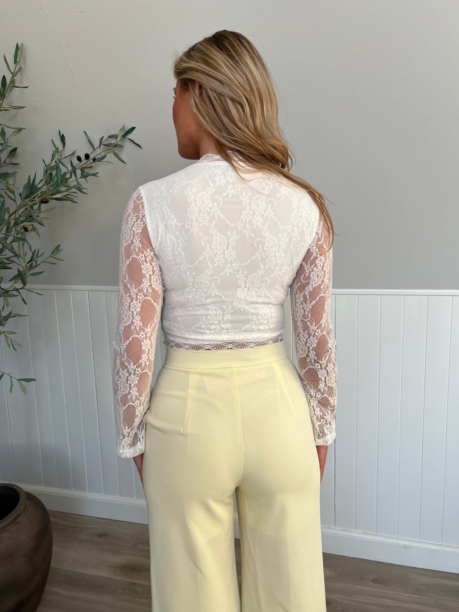 Fleur Ecru lace blouse - Aaberg DK