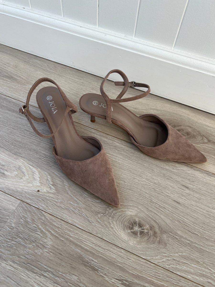 Joia taupe heels - Aaberg DK