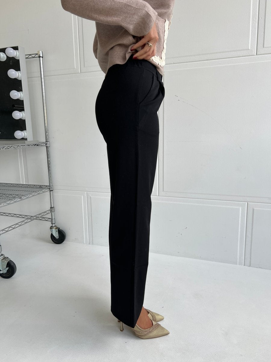 Laf'ee black long trousers - Aaberg DK