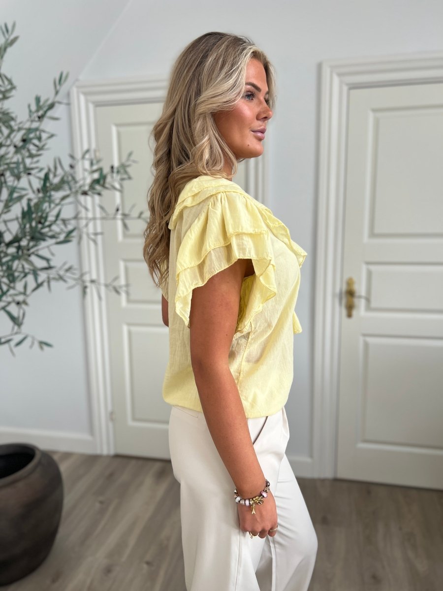 Lumine yellow blouse - Aaberg DK