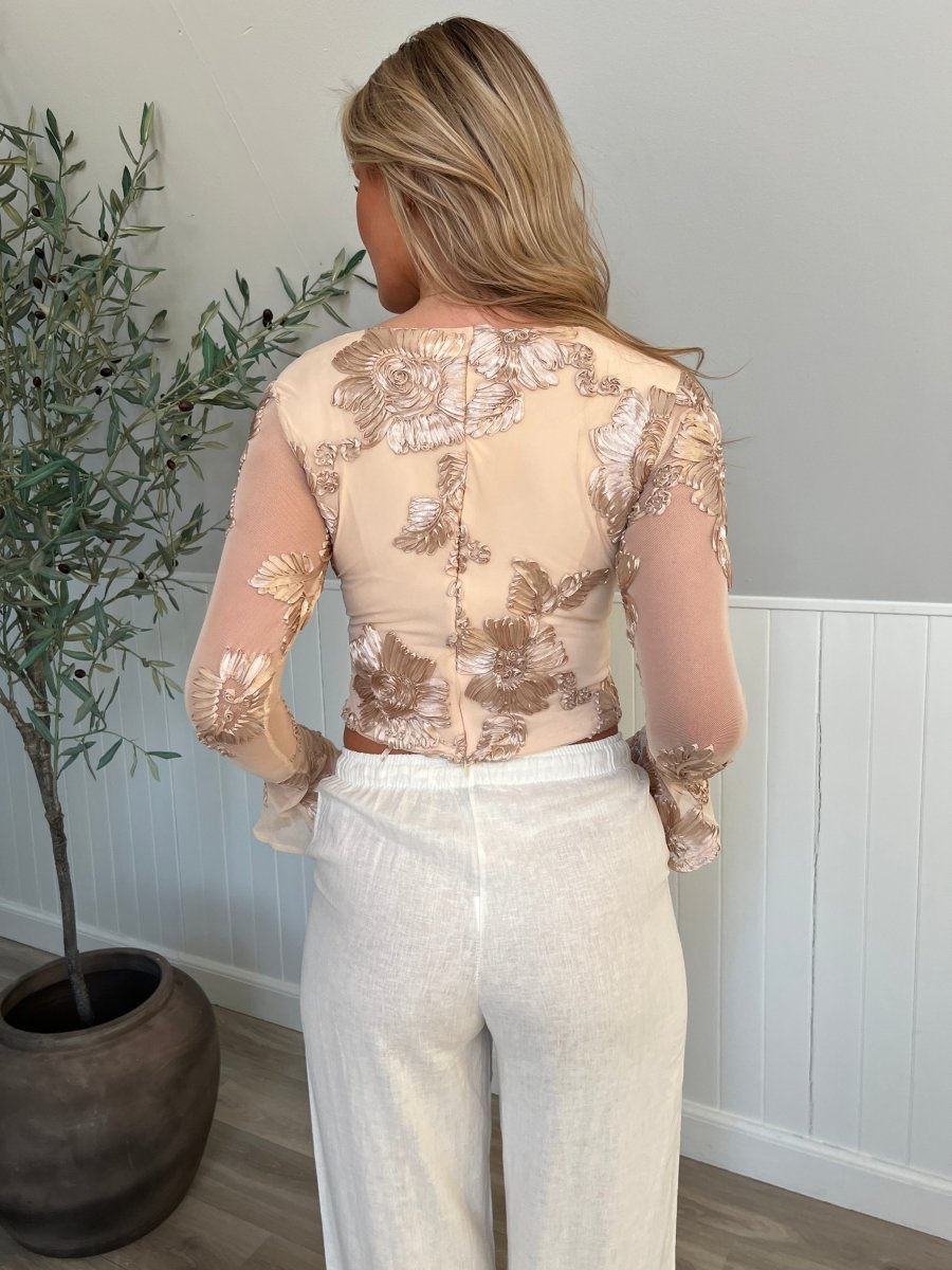 Moocci beige blouse - Aaberg DK