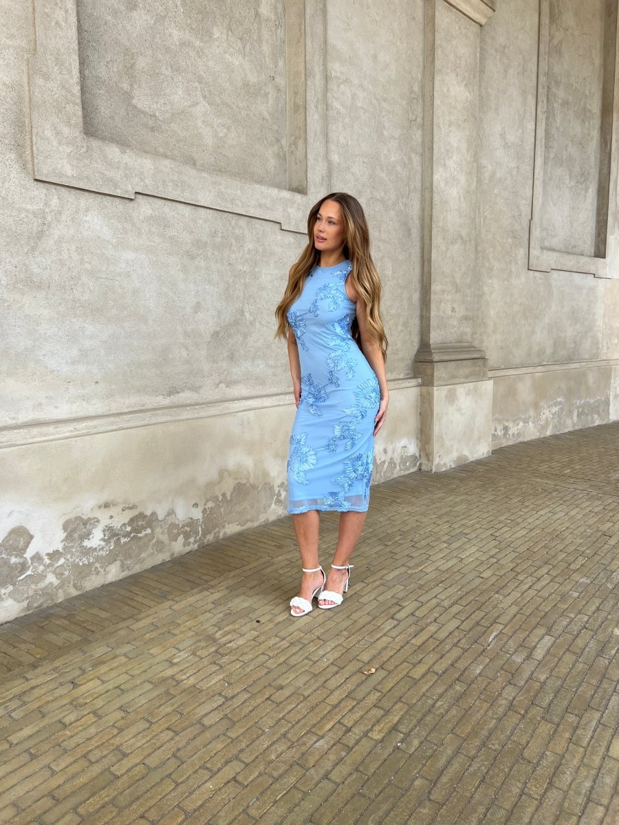 Moocci blue long dress - Aaberg DK