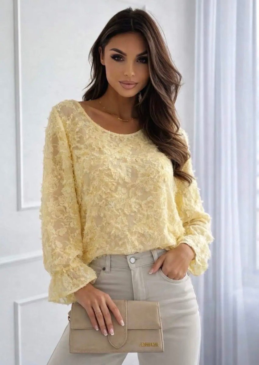 Syma yellow blouse - Aaberg DK