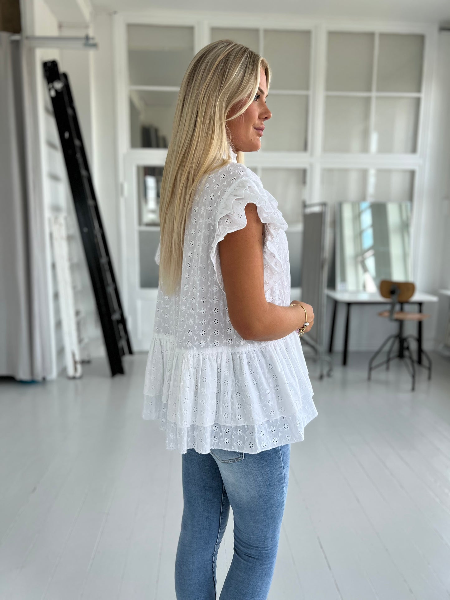 Gaspar Jackson blouse-bluse-Aaberg Copenhagen