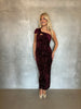 Copperose burgundy dress