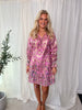 Ibbi pink boho dress