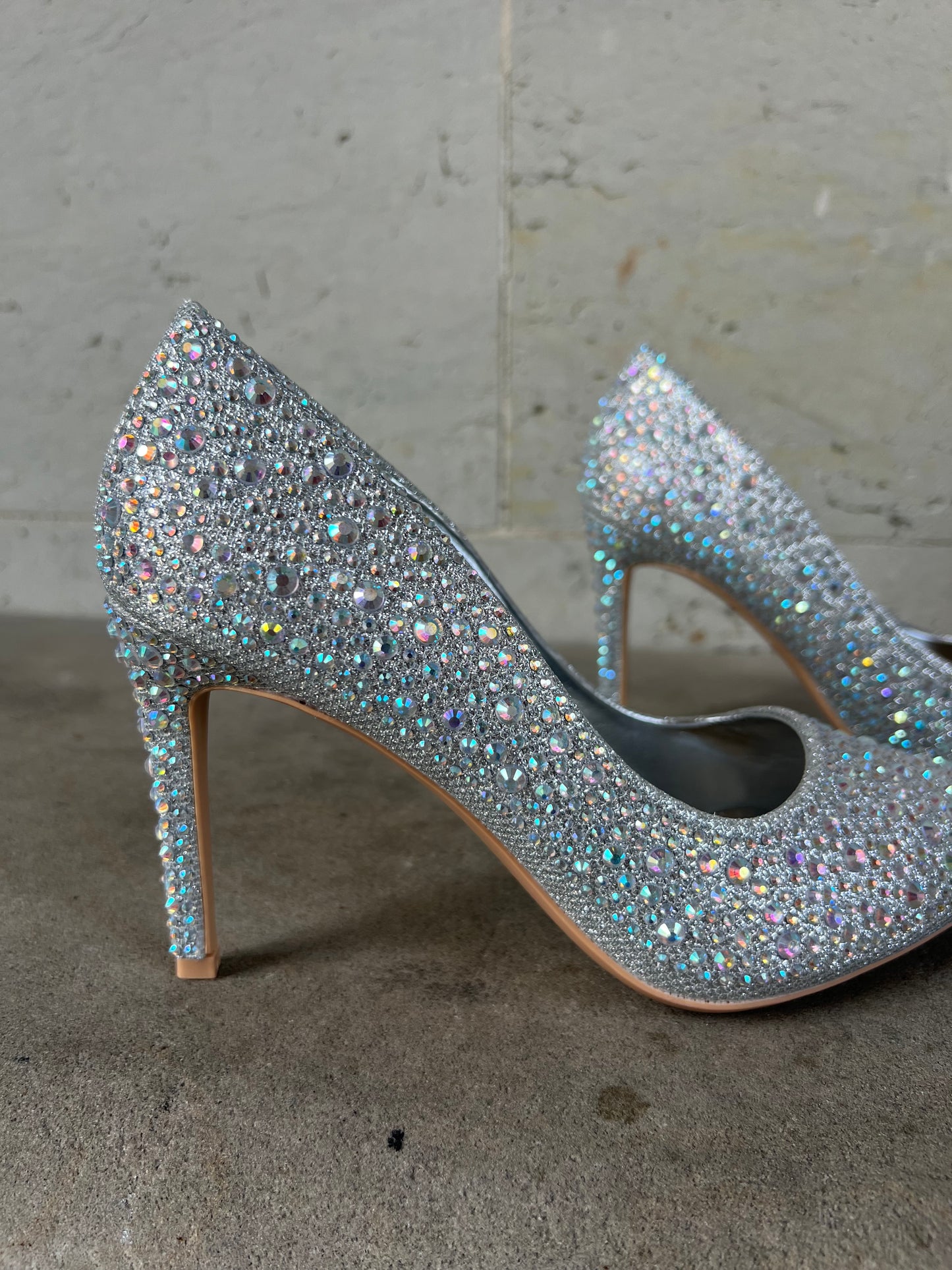 R and B rhinestone heels (537) fra webshoppen Aaberg Copenhagen