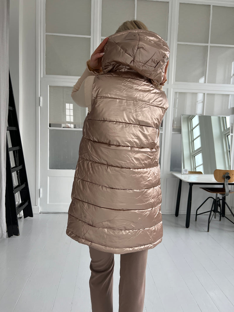 Frime golden puffer vest (2001)