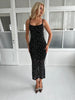 Flam black bling dress