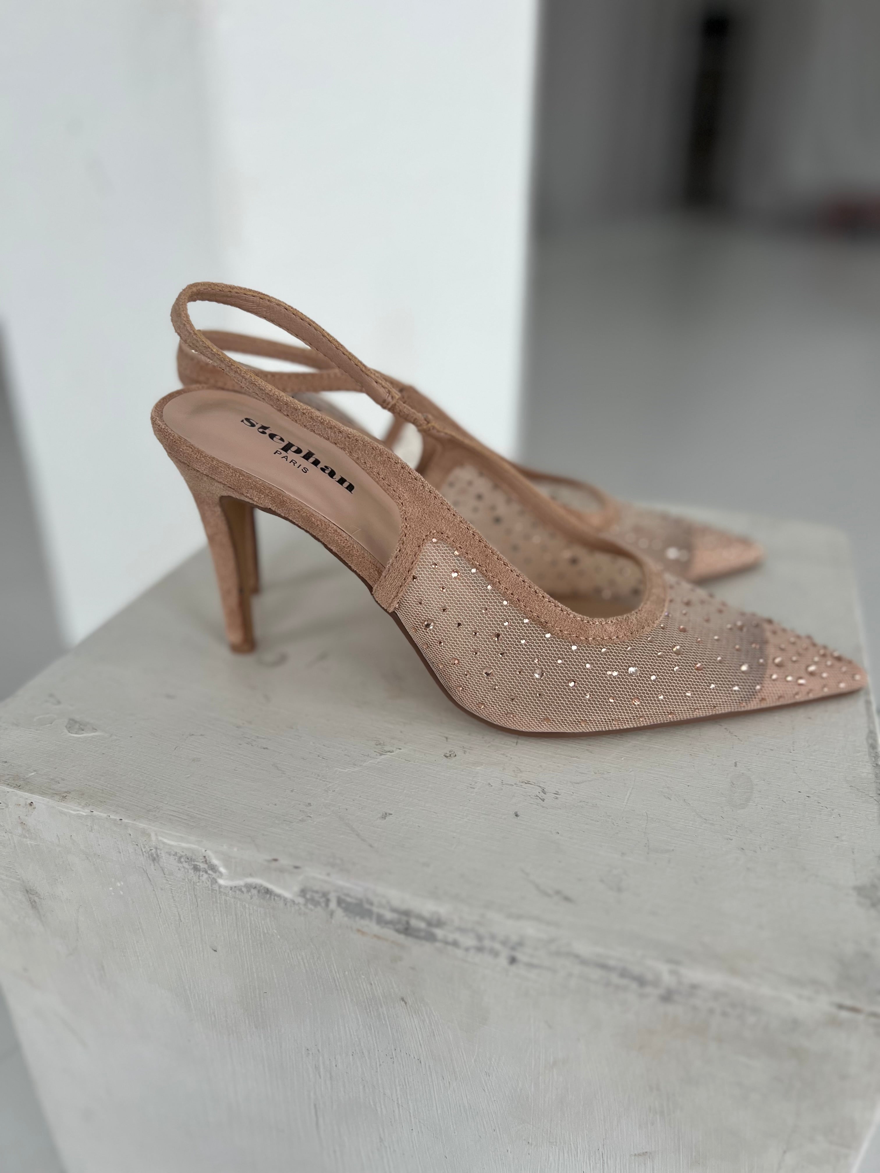 Stephan champagne heels