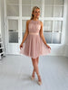 Soky rose tulle dress