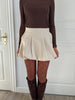 Elli white balloon skirt beige