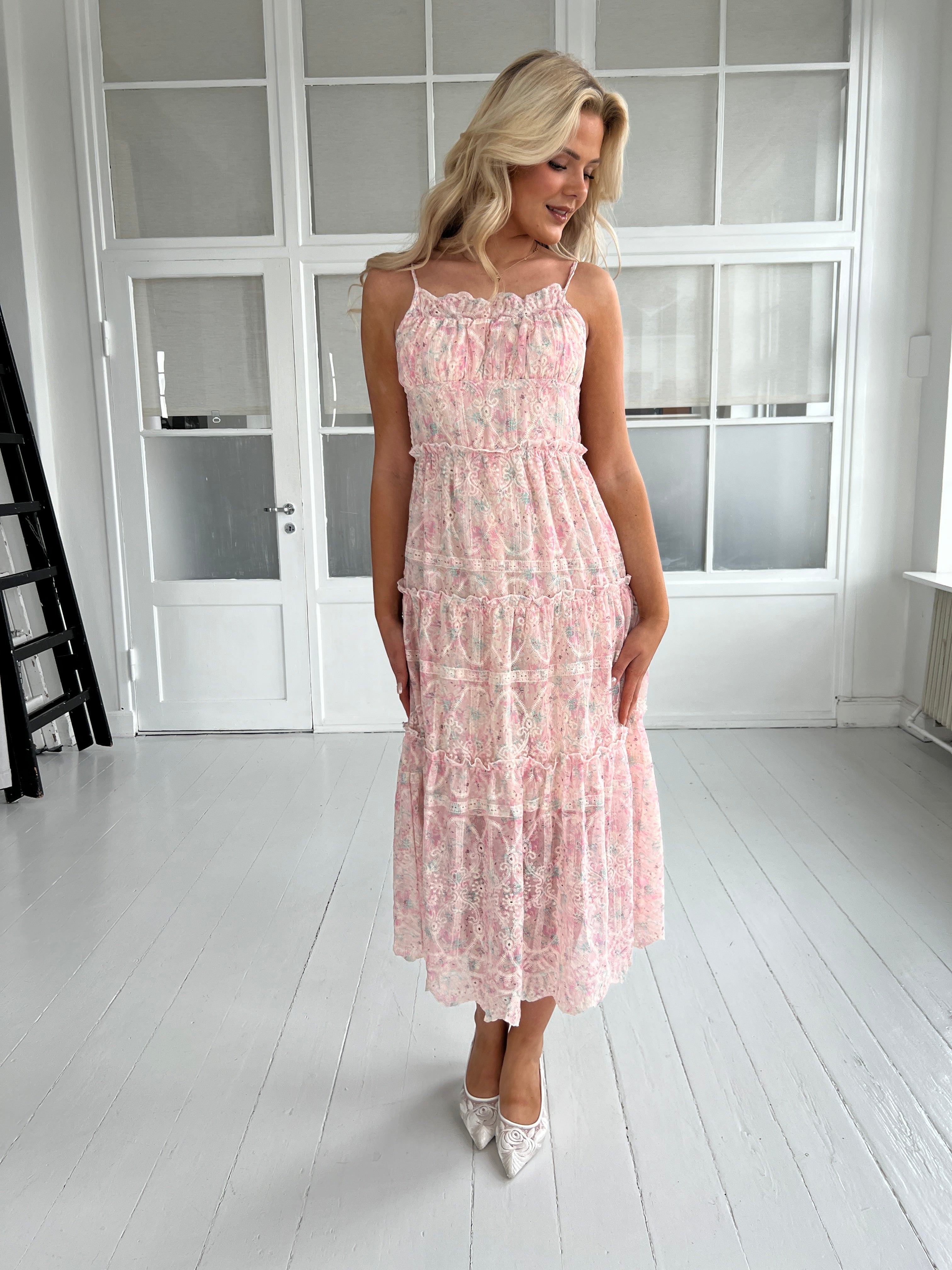 Its may pink flower dress