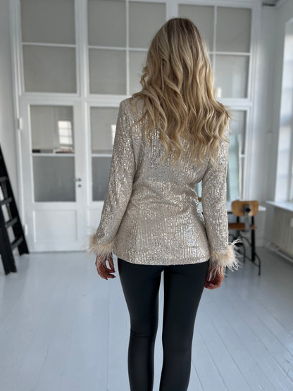 Soky silver sequins blazer (2080)