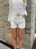 Its May white shorts