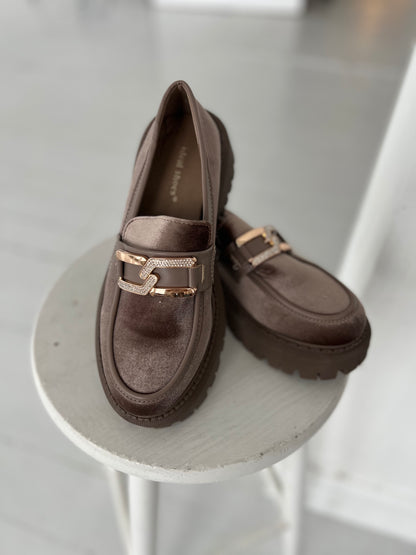 Marquiss taupe loafer (8000)