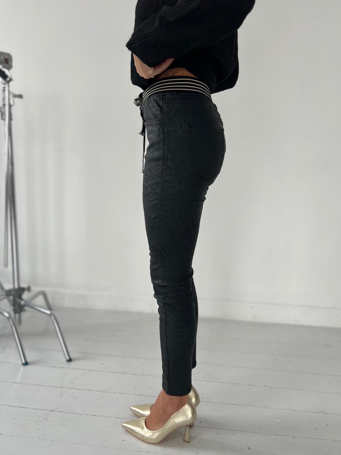 Onado imiteret læder bukser (3025)