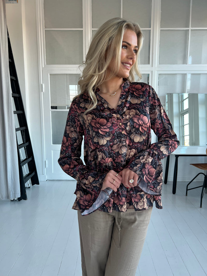 Gaspar Lido flower blouse (7325)