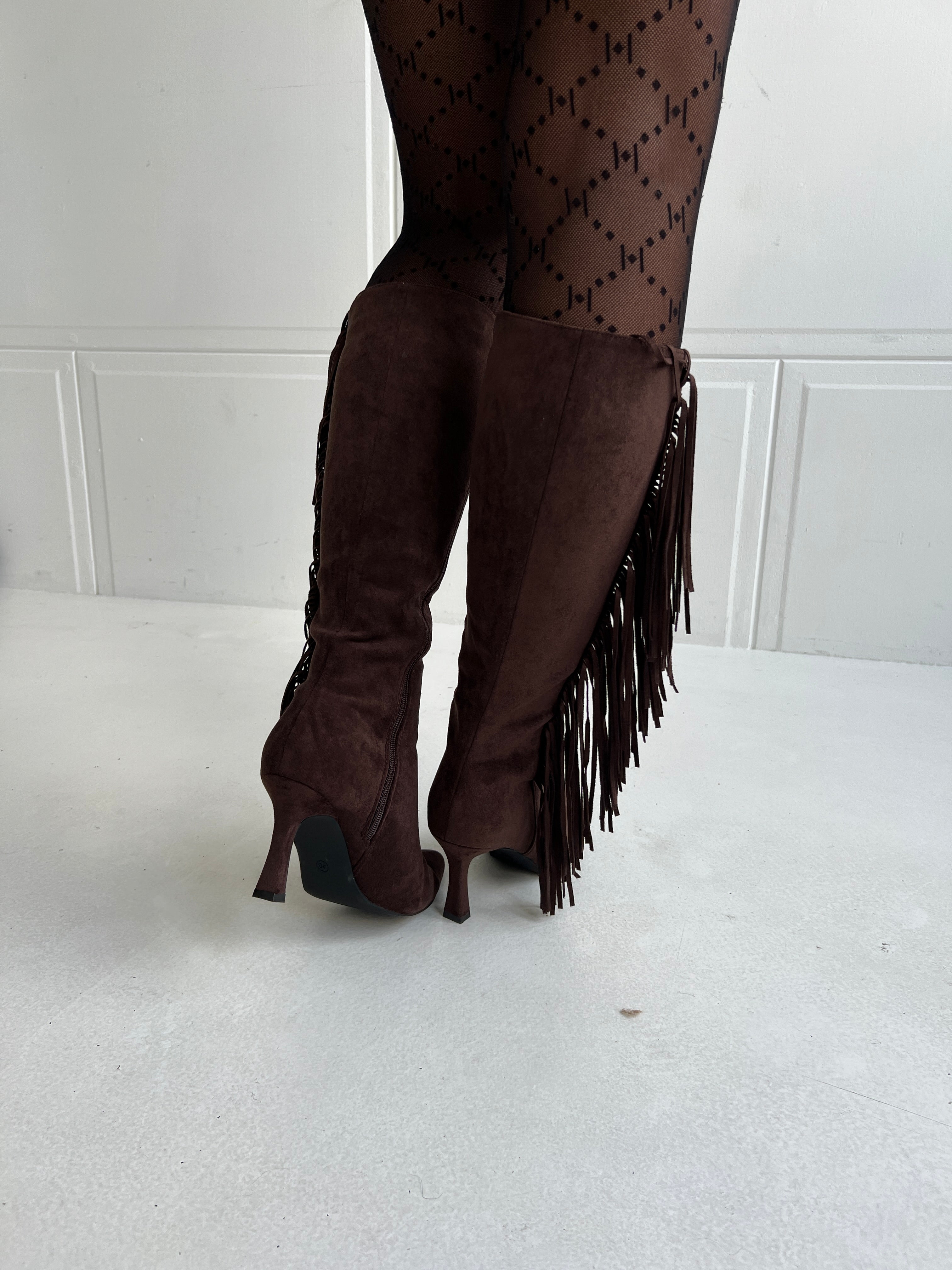 Erynn Brown fringe boot