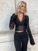 Fleur short lace blouse