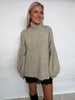 Estee oversized knit beige