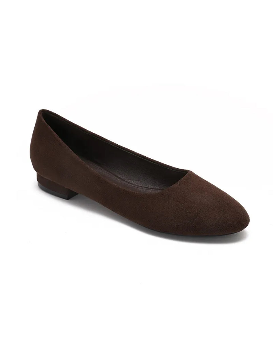 Joia dark brown ballerine fra webshoppen Aaberg Copenhagen