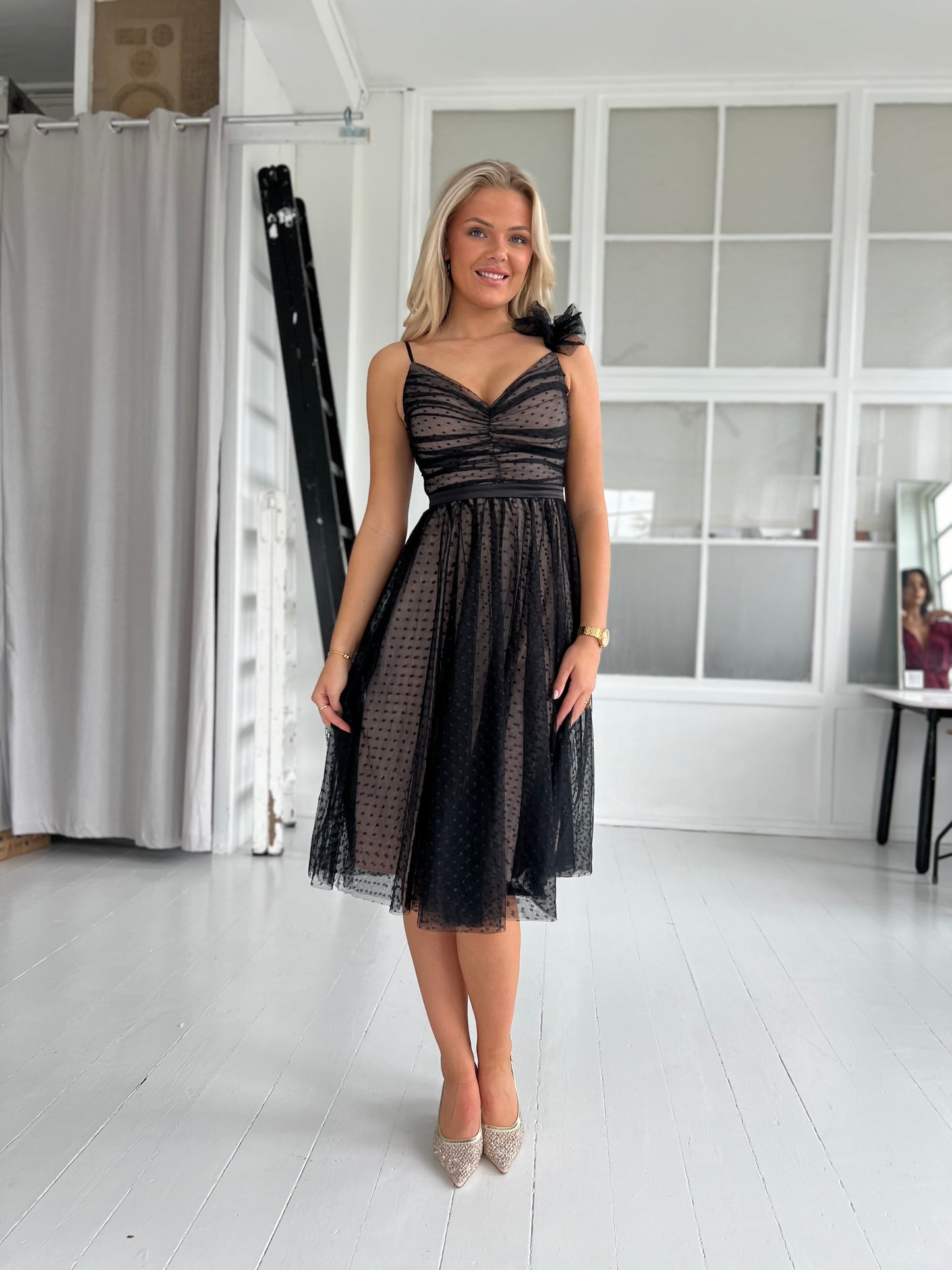 Soky black tulle dress (3377)