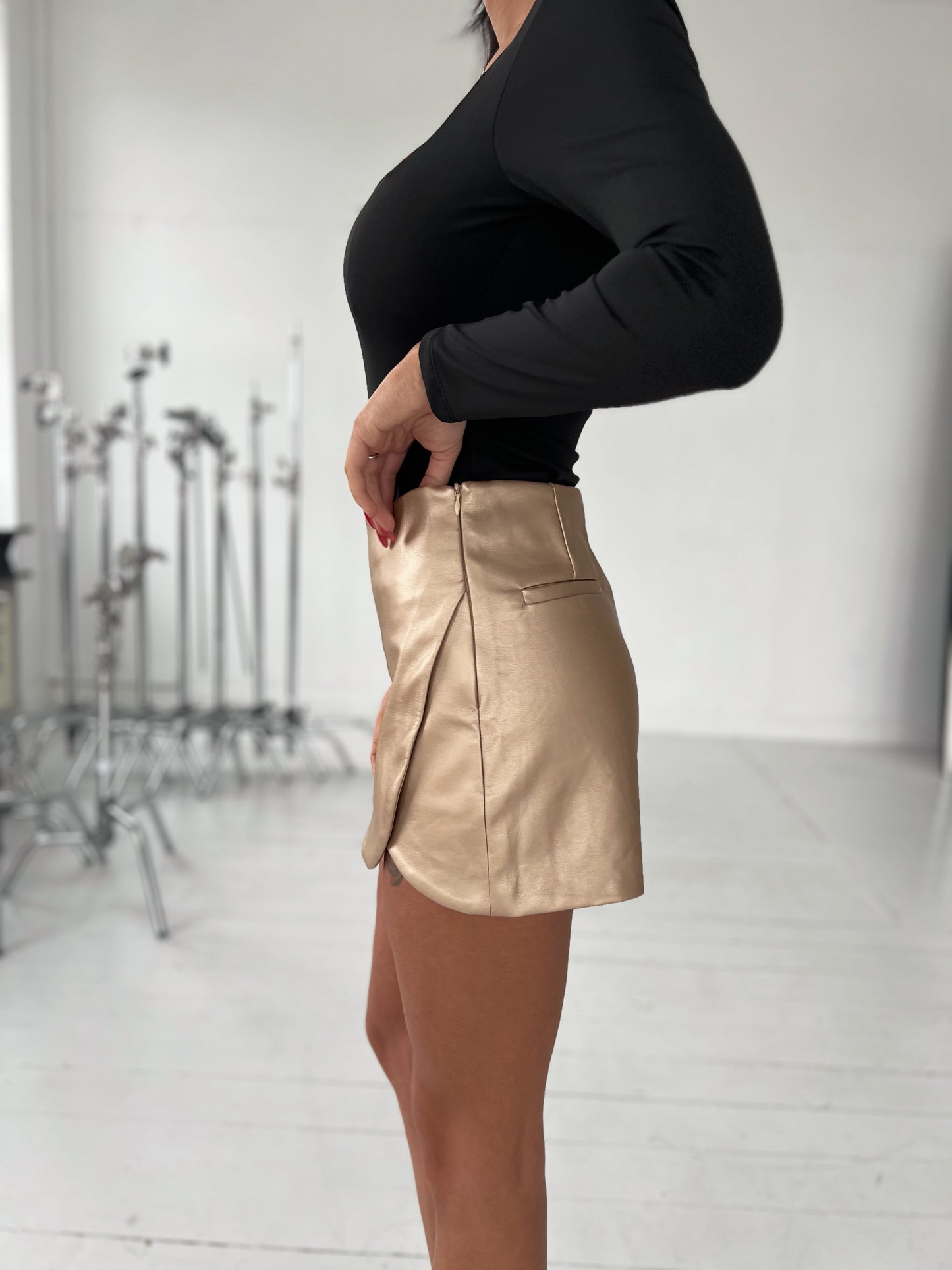 Oraije gylden shorts nederdel (2210)