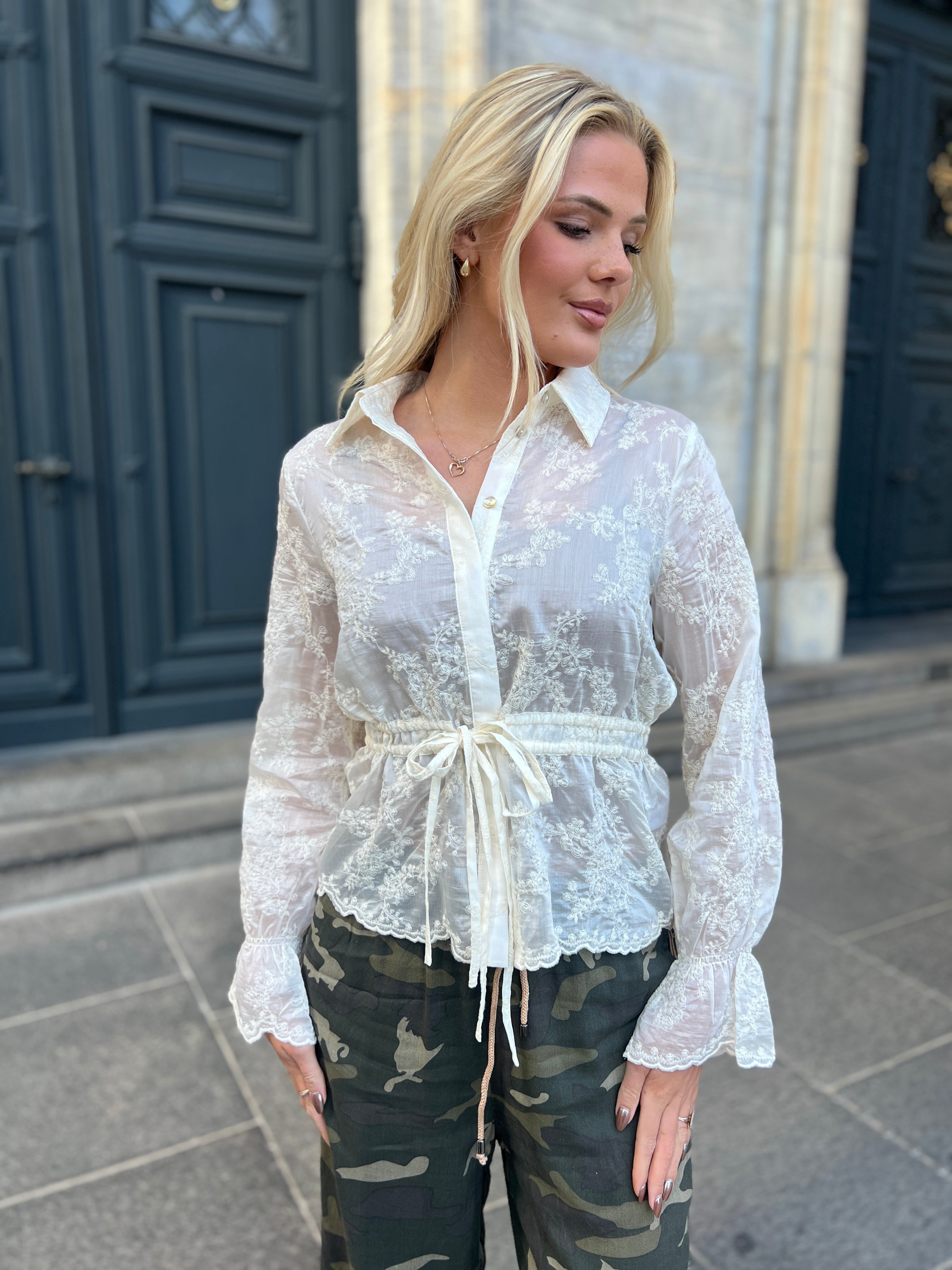 Continue Skjorte - Triss - Off White