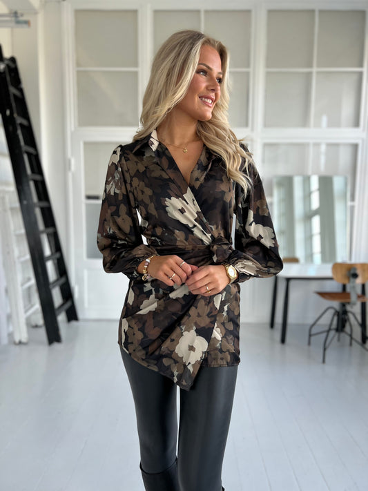 Bella brown blouse