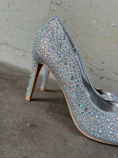 R and B rhinestone heels (537) fra webshoppen Aaberg Copenhagen