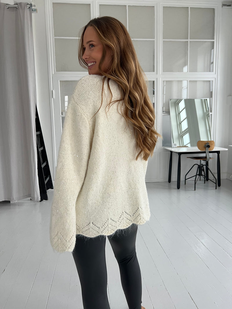 Azaka beige shimmer knit (2528)