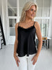 Estee Black satin top