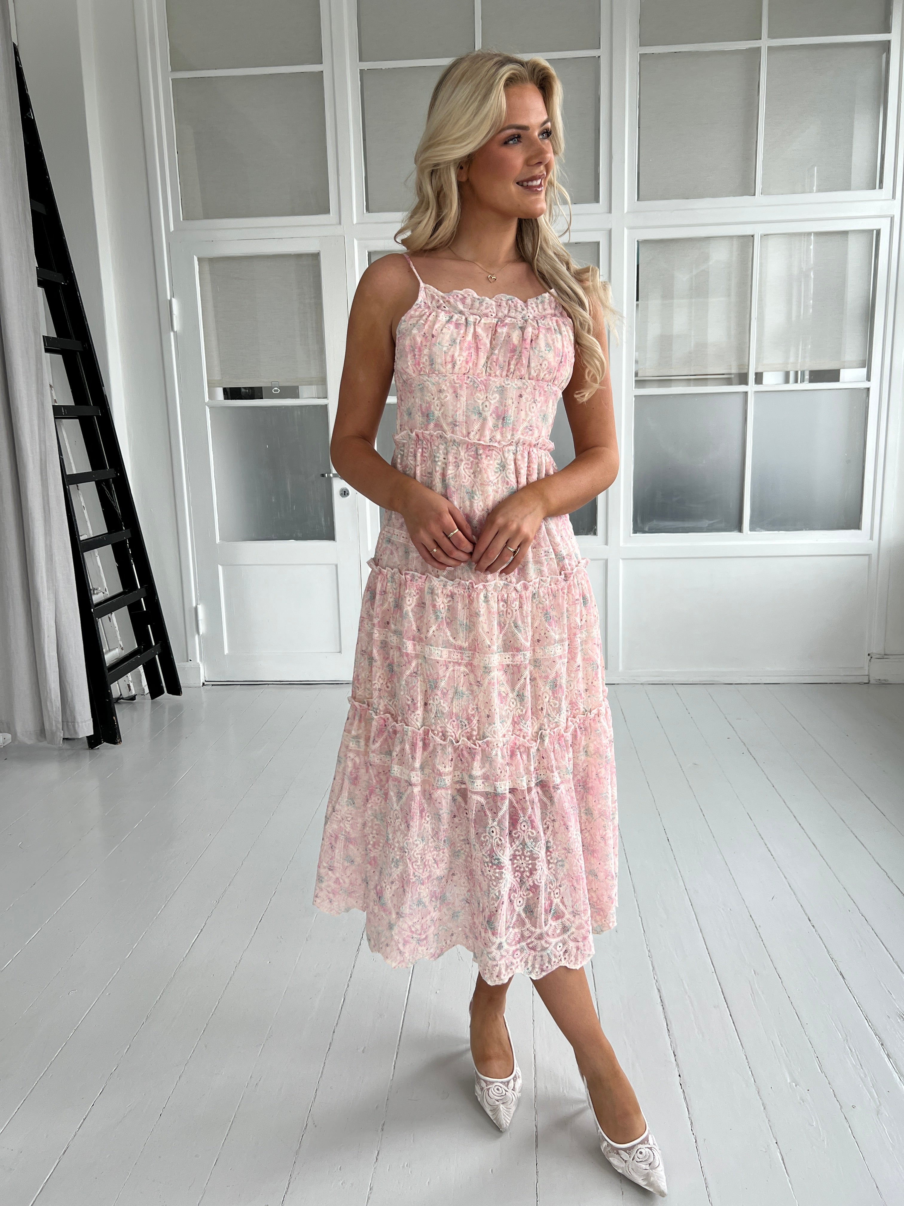 Its may pink flower dress