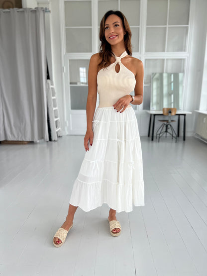 Lucce white long skirt (8809)-nederdel-Åberg CPH-Åberg Copenhagen DK