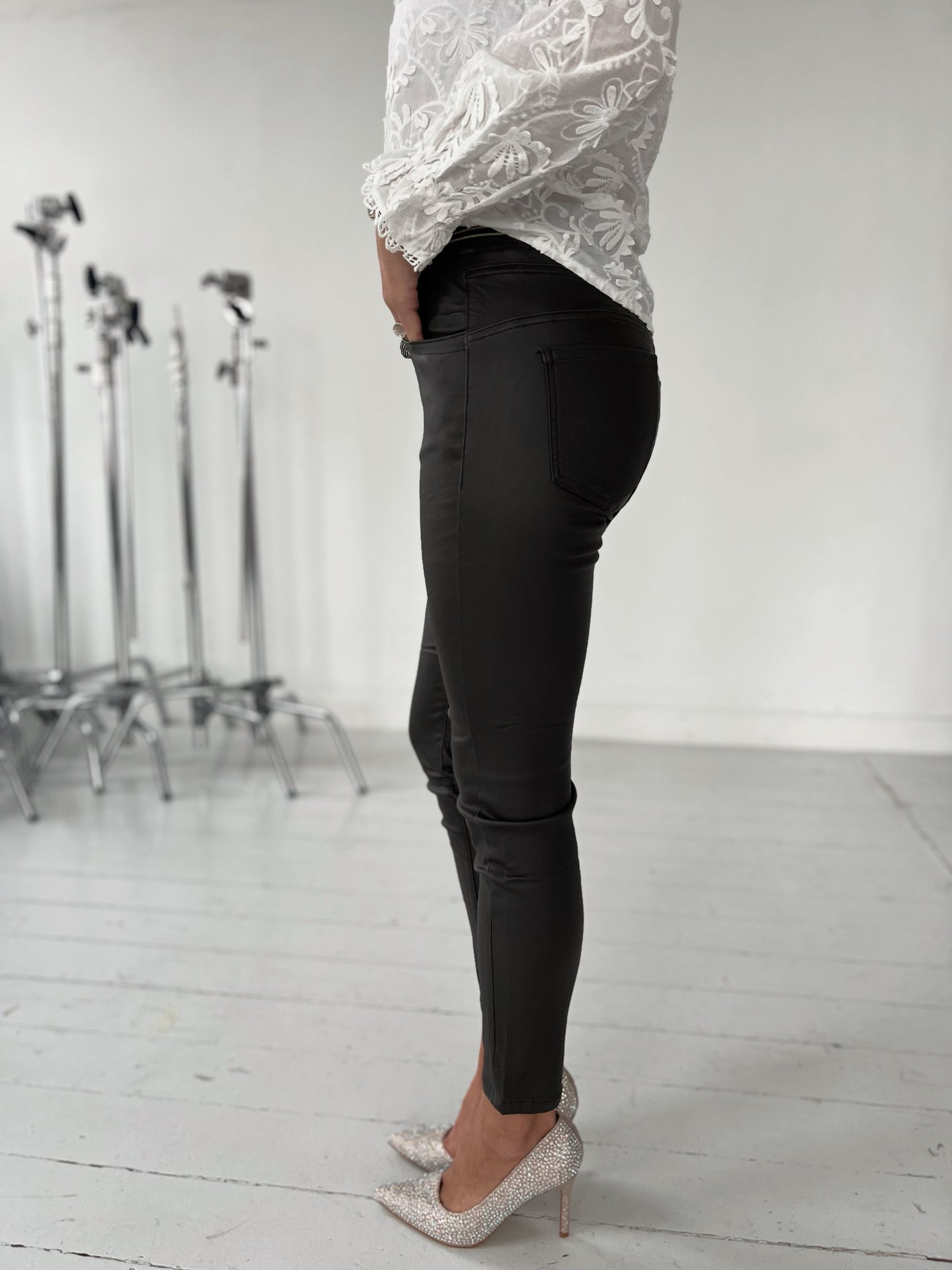 Onado imiteret læder bukser (2725)