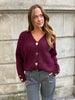 Azaka bordeaux cardigan