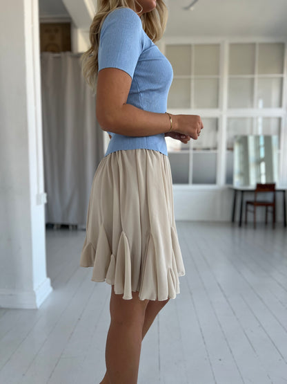 Schilo-Jolie Beige skirt (6356)