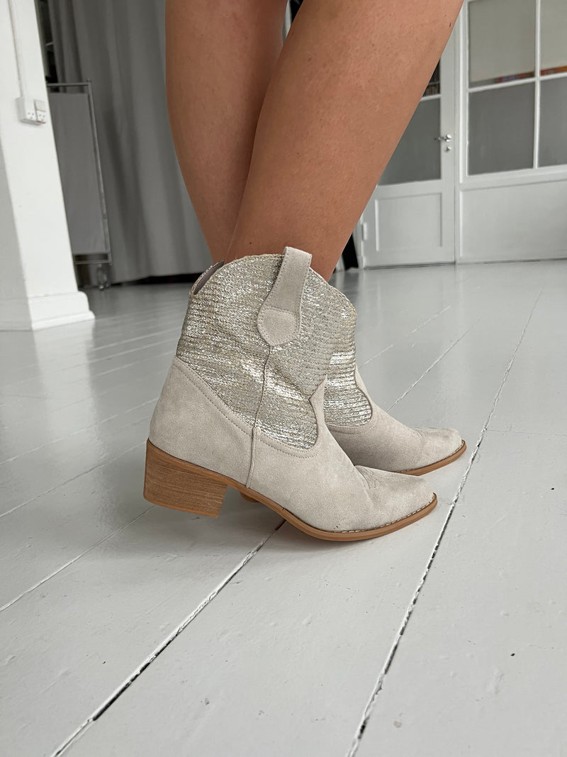 Belle Ankle boot silver (077)