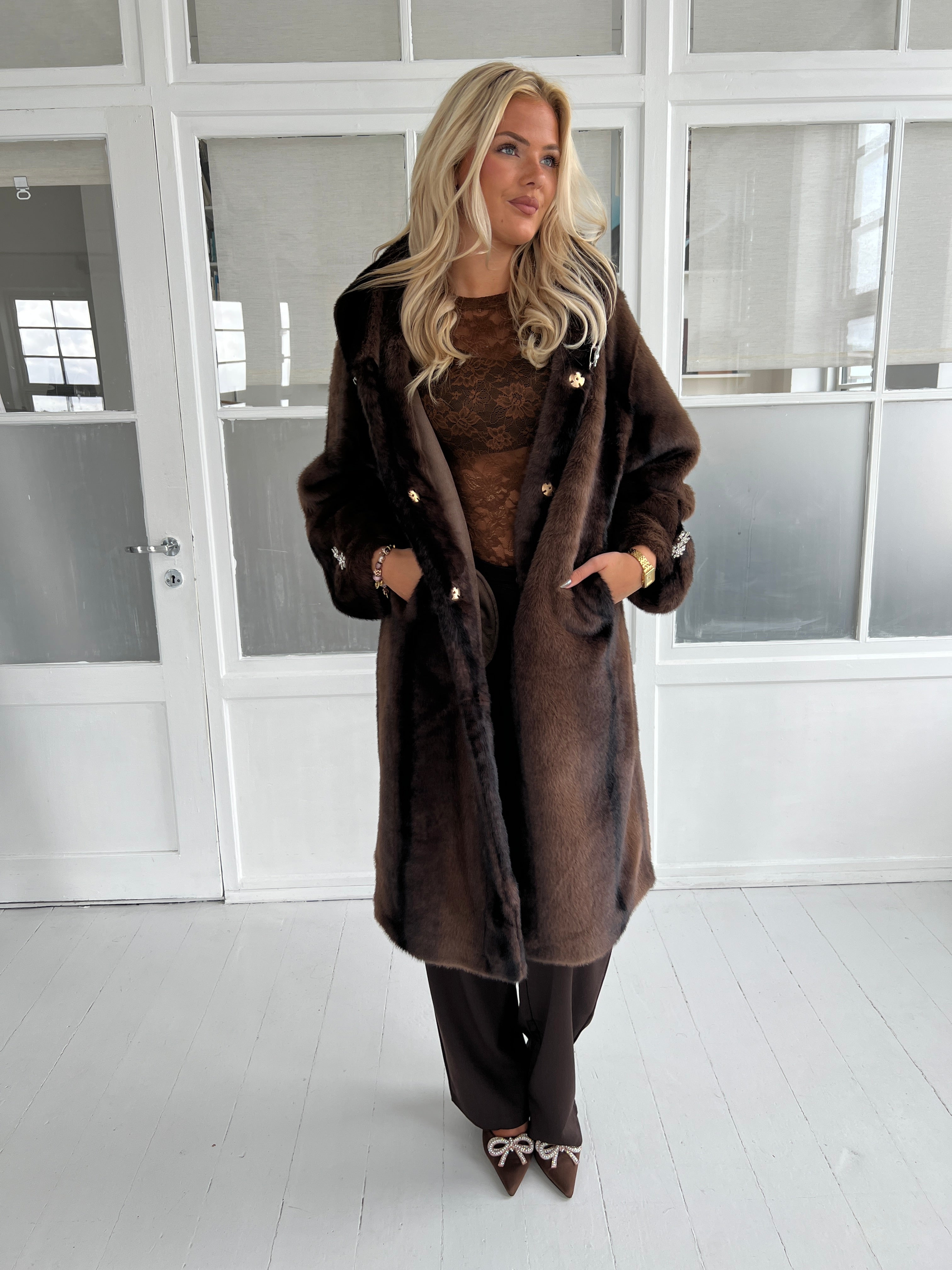 Flam fourrure fur fra webshoppen Aaberg Copenhagen