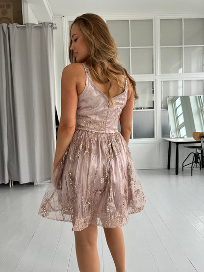 F&P rose shimmer dress (2108)