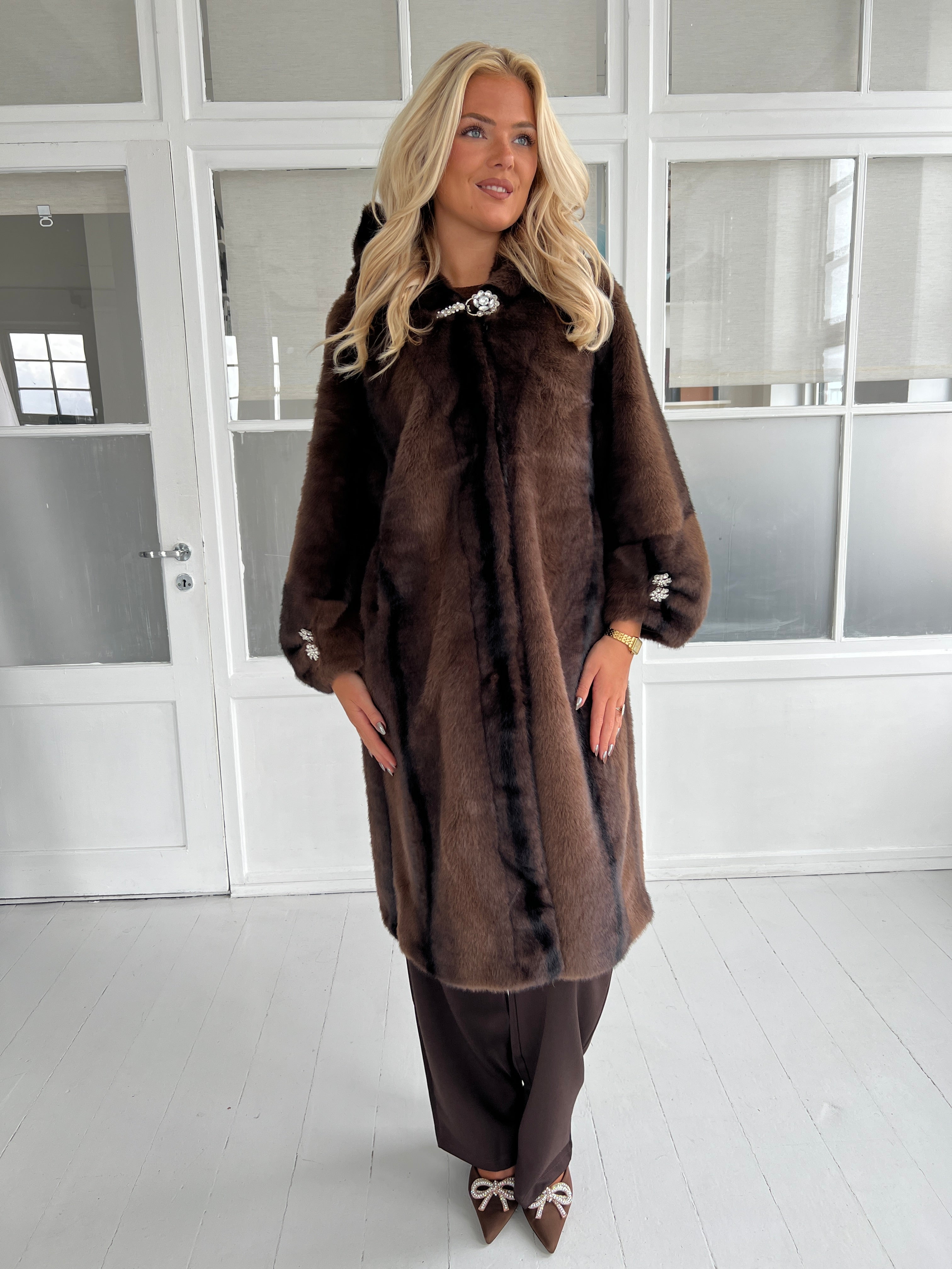 Flam fourrure fur fra webshoppen Aaberg Copenhagen