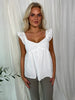 Majolica white top
