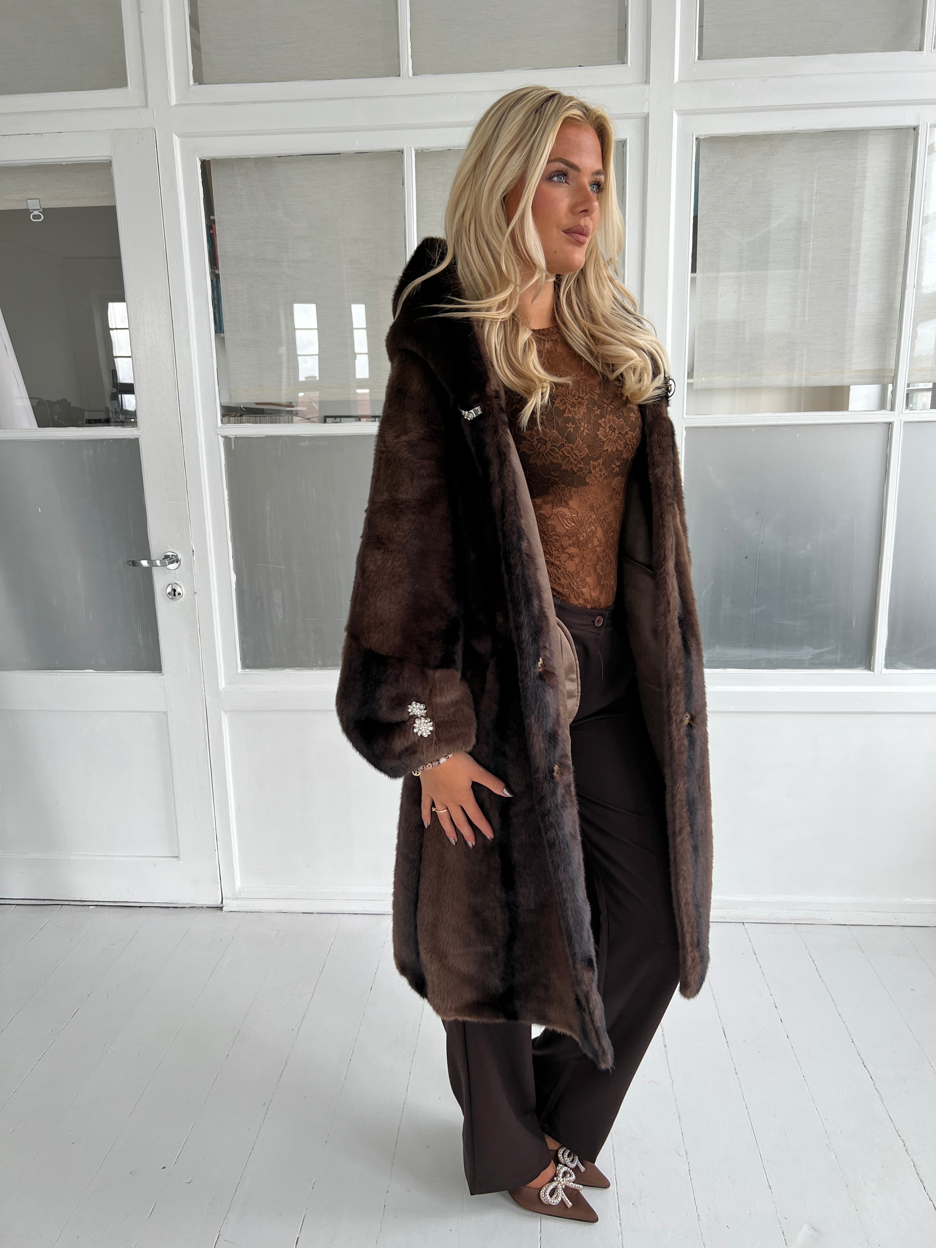 Flam fourrure fur fra webshoppen Aaberg Copenhagen