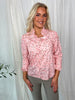 Azaka flower ruffle shirt