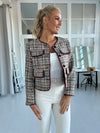 Elsa Bordeaux blazer (8149)-blazer-Aaberg Copenhagen