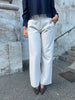 Eight Luxe cream trousers Long