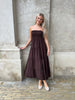 Syma coffe summer dress