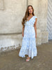 Blue long  dress